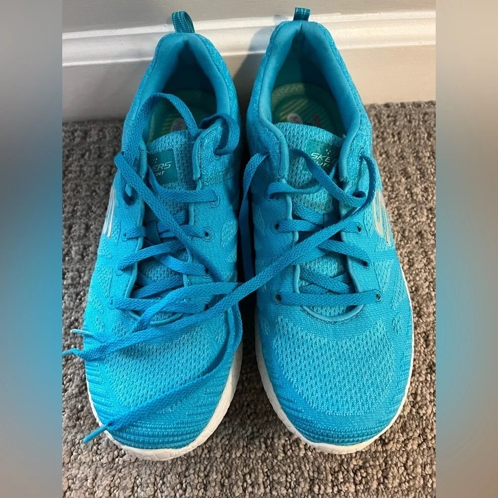 Skechers Women's Burst Fashion Sneakers Blue